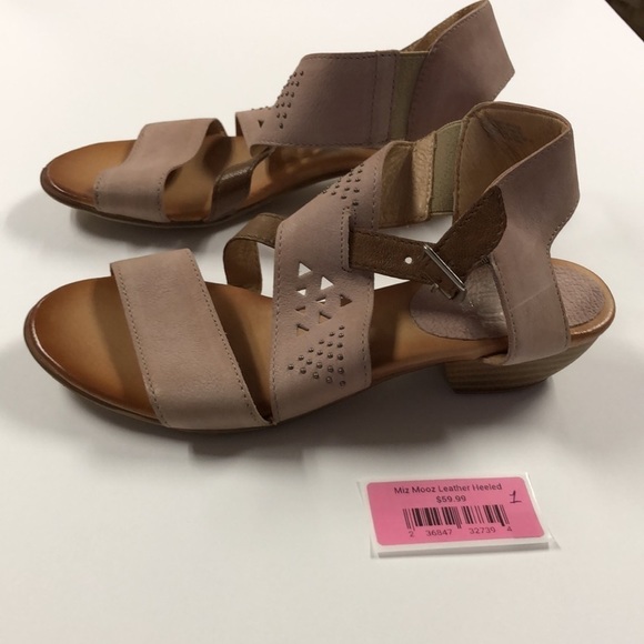 Miz Mooz leather heeled sandals 37 euro =6.5-7 USA - Picture 4 of 6